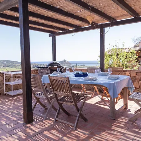 Residenza Del Barone Zoe - Vista Mare Villa Chia